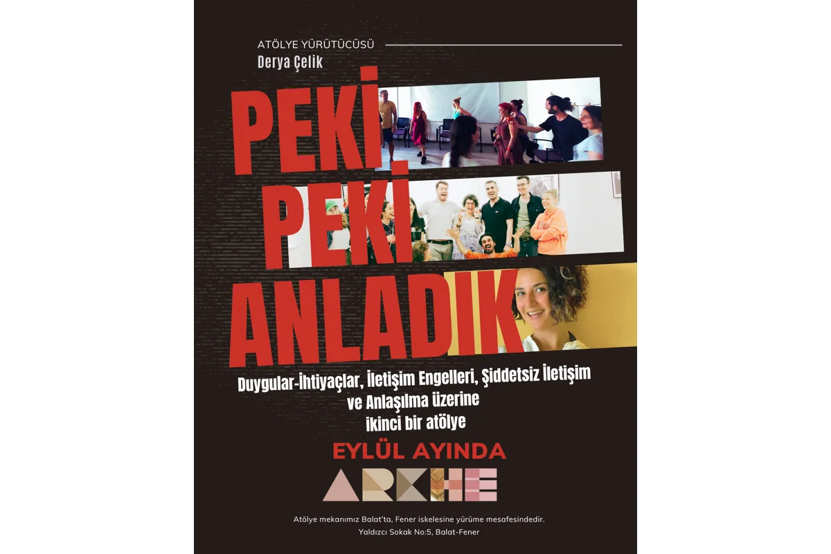 Peki Peki Anladık atölye afişi