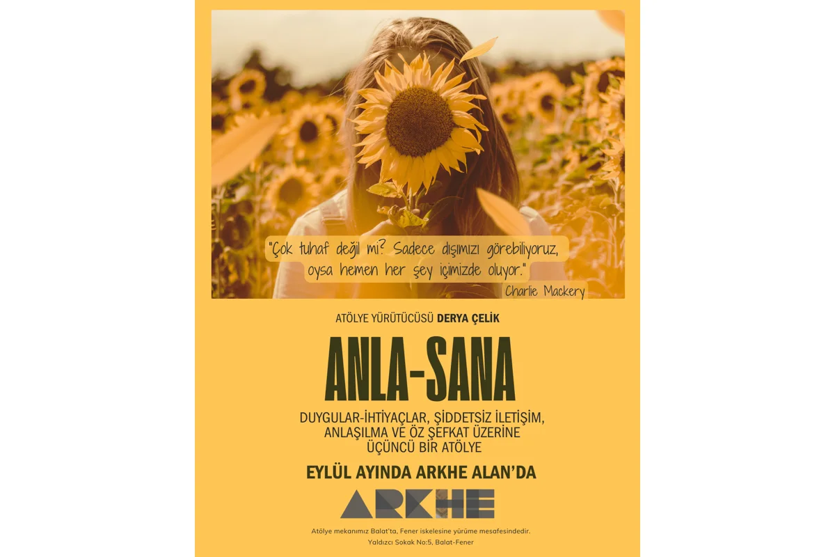 Anla-Sana atölye afişi